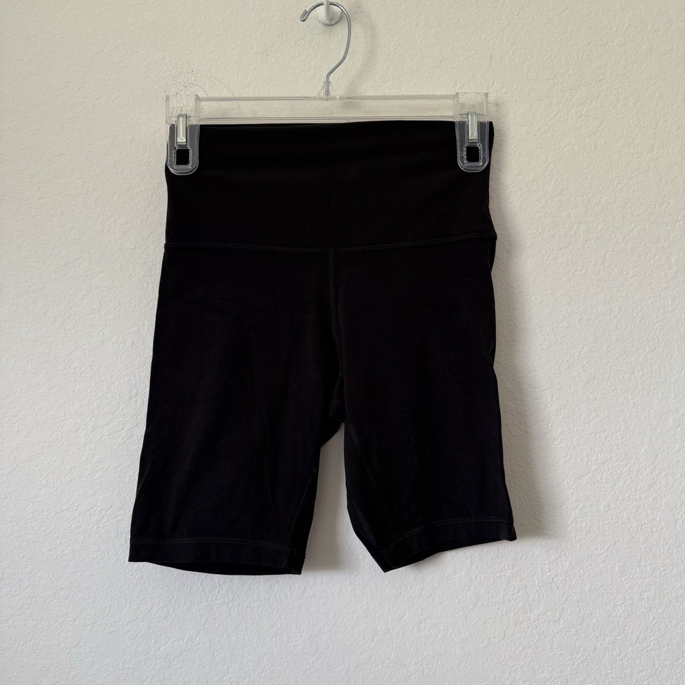 Lululemon Women's Size 4 Black Align Short High Rise 8" Biker Short